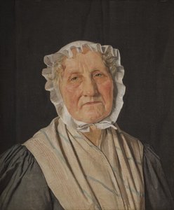 Retrato de Inger Margrethe Høyen, de soltera Schrøder, la madre del historiador del arte N.L. Høyen de Christen Købke