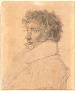 Retrato del panadero P.B.Købke, padre del artista de Christen Købke