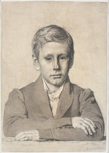 Retrato del guardabosques Henrik Clausen (1825-1904) de niño de Christen Købke