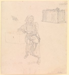 Mujer de Skovshoved, sentada de Christen Købke