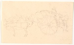 Carreta de dos ruedas con tiro