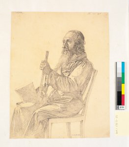 Retrato de un viejo judío polaco de Christen Købke