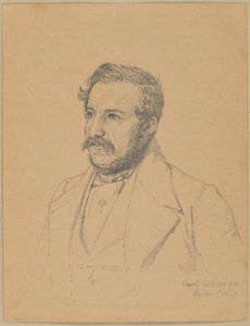 Retrato de Christophe Louis Engelhard Dalgas de Christen Købke