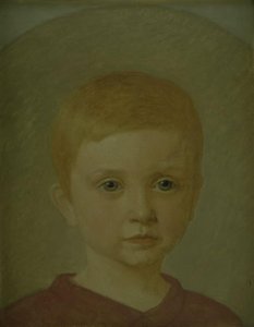 Retrato del hijo infante del artista Peter de Christen Købke