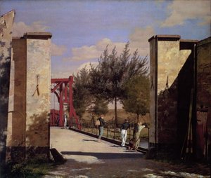 La puerta norte de la ciudadela, 1834 de Christen Schjellerup Kobke