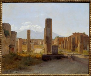 El foro de Pompeya de Christen Schjellerup Kobke