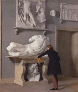 Vista de la colección de yesos del palacio de Charlottenborg