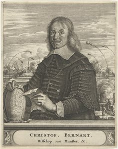 Retrato de Christoph Bernhard von Galen, obispo de Münster de Christiaan Hagen