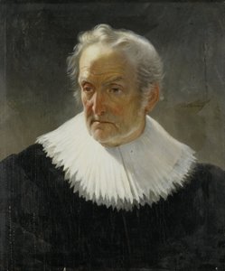 Un anciano vestido del siglo XVII de Christiaan Julius Lodewyck Portman