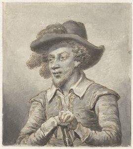 Guerrero con traje histórico de Christiaan Kramm