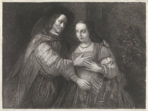 Retrato de un caballo como figuras del Antiguo Testamento, llamado 