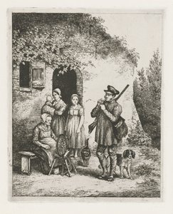 Empresa frente a una casa de Christiaan Wilhelmus Moorrees