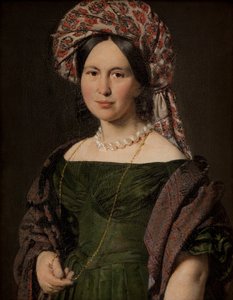 La esposa del artista Cathrine de Christian Albrecht Jensen