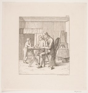 Maestro y dos niños de Christian Andreas Schleisner
