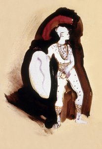Traje de soldado en "La máquina infernal" de Jean Cocteau de Christian Bérard
