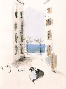 Ilustración de "Mil arrepentimientos", de Elsa Triolet de Christian Bérard
