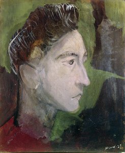 Retrato de Jean Cocteau (1889-1963) 1927 (óleo sobre lienzo) de Christian Bérard