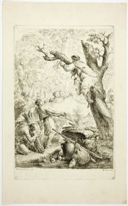 Escena de Plinio de Christian Bernhard Rode