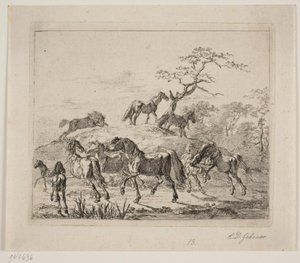 Caballos de establo de Christian David Gebauer