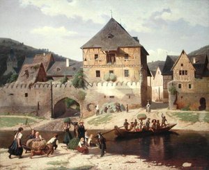 Después de la cosecha de heno de Christian Eduard Boettcher