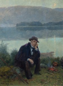 Joergen Moe en un viaje de pesca de Christian Eriksen Skredsvig