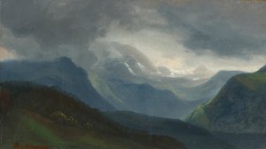 Acercándose a la tormenta en los Alpes
