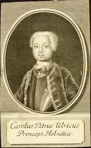 Retrato del Duque Karl Peter Ulrich de Holstein-Gottorp