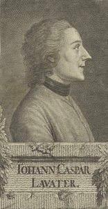 Retrato del poeta y fisionomista Johann Kaspar Lavater 1741-1801