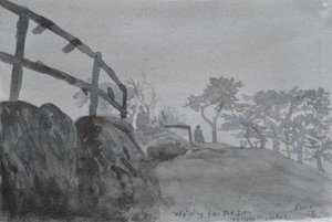 A Long Climb, 2015 (acuarela sobre papel)
