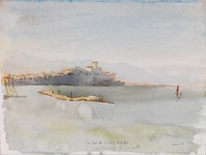 Antibes, 2017 (acuarela) de Christian Furr