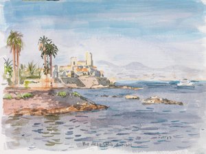 Antibes, 2017 (acuarela)