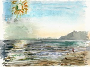 Arillas (acuarela) de Christian Furr