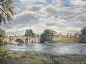 Blenheim Palace, 2011 (óleo sobre lienzo) de Christian Furr