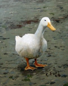 Ganso, 2006 (óleo sobre lienzo) de Christian Furr
