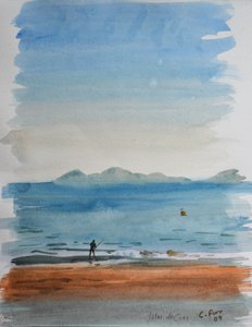 Islas De Cies, 2013 (acuarela)