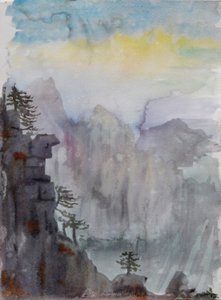 Wanderings Over Heaven - PaiyunTing, 2015 (acuarela sobre papel)