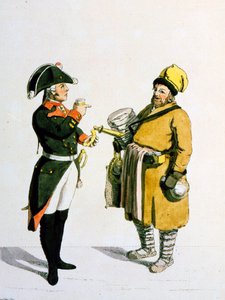 Vendedor de Sbiten, 1799 de Christian Gottfried Heinrich Geissler