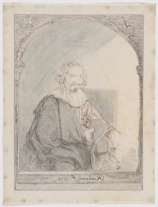 Estudio para el retrato de un hombre en un sillón, de la Collection d
