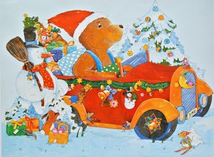 Oso del calendario de adviento, 2009 de Christian Kaempf