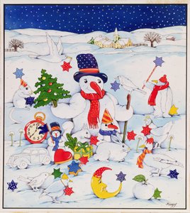 Muñeco de nieve y amigos de Christian Kaempf