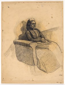 Dama en el sofá