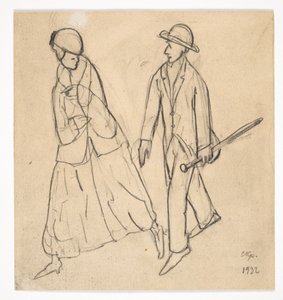 Dos figuras de Christian Kongstad Petersen