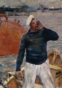 Llevar a cabo de Christian Krohg