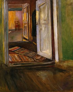 Interior con alfombra de trapo (pintura) de Christian Krohg