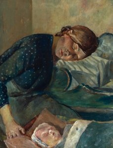 Madre e hijo (pintura) de Christian Krohg