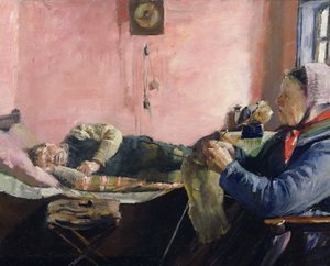 La siesta de la tarde de Niels Gaihede de Christian Krohg