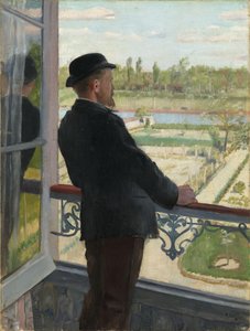 Retrato del pintor sueco Karl Fredrik Nordstrom (1855-1923) de Christian Krohg