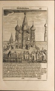 Moscú, ilustración de Viajes al Gran Duque de Moscovia y al Rey de Persia por Adam Olea