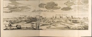 Narva Ilustración de Viajes al Gran Duque de Moscovia y al Rey de Persia por Adam Olear