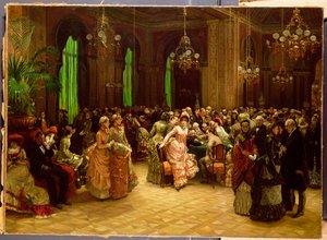 El Casino, Monte Carlo, 1884 de Christian Ludwig Bokelman